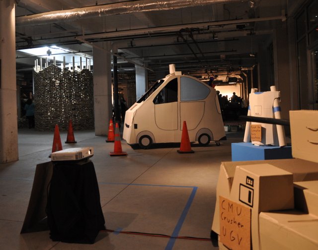 Robot Rumble installation